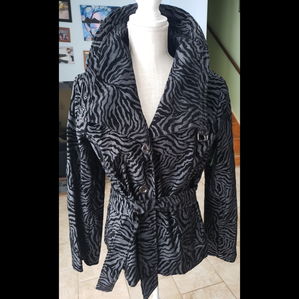Robert Louis zebra design jacket